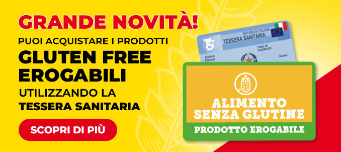 banner prodotti Gluten Free erogabili